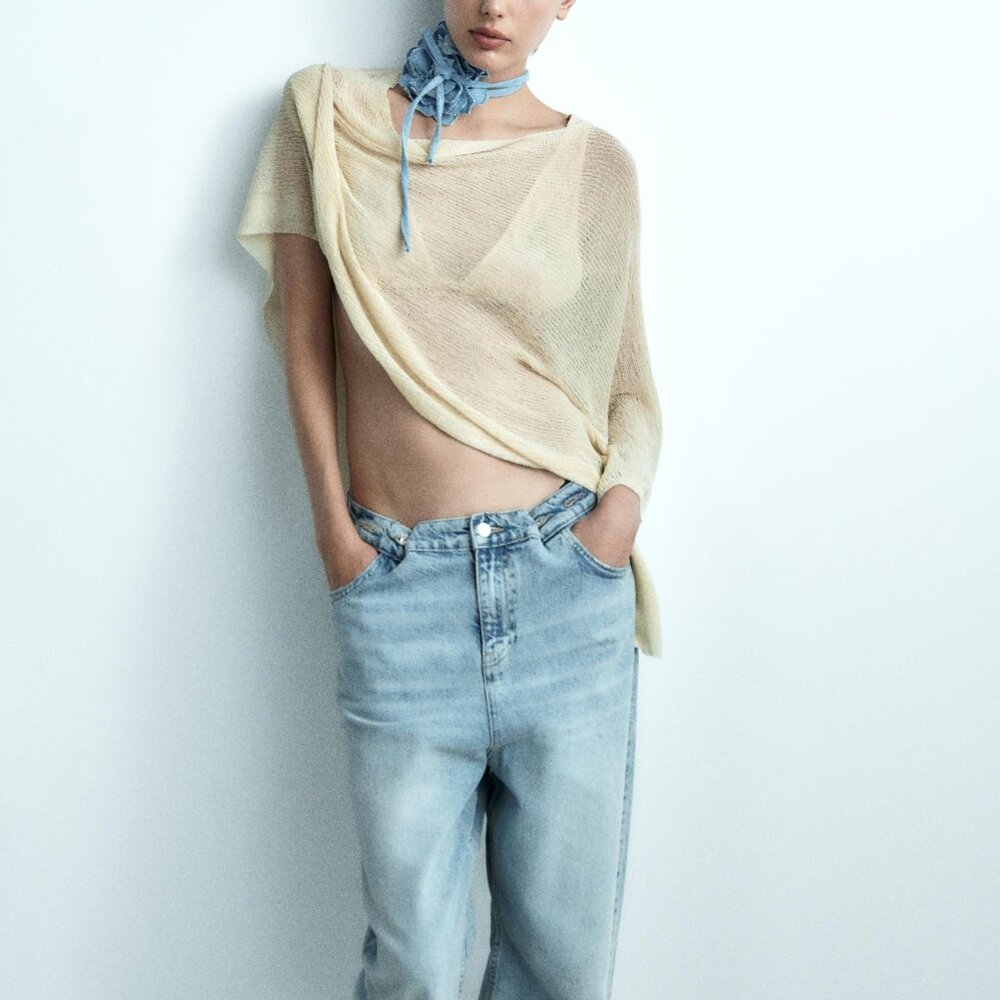 BLOGGER'S FAVE! Zara Fine Knit Cape NWT_16
